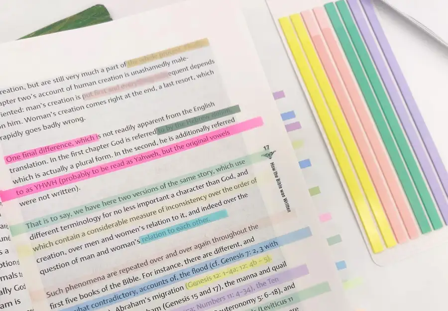 Removable Translucent Highlighter Tapes Image
